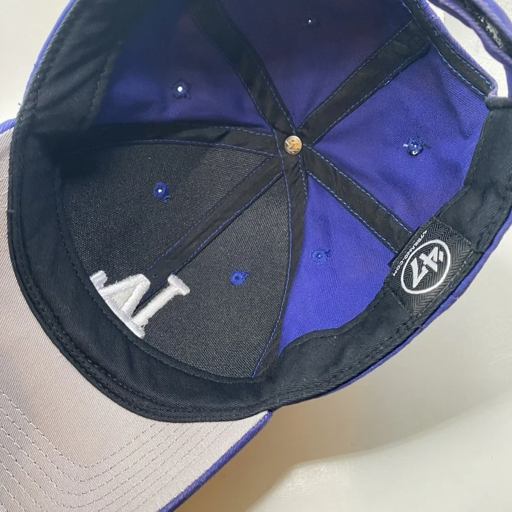 Los Angeles Dodgers Hat Youth  Faded Blue 47 Brand MVP STRAPBACK Cleaned‎